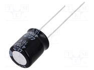 Capacitor: electrolytic; THT; 470uF; 16VDC; Ø10x12.5mm; Pitch: 5mm Elite