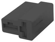 CONN HOUSING, RCPT, 2P, NYLON6.6, BLACK