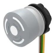 E-STOP SWITCH, DPST-NC, 3A/120VAC, PANEL