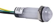 LED PANEL INDICATOR, GRN/YEL, 12.7MM/30V