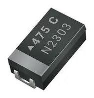CAPACITOR, TANTALUM, 4.7UF, 10V, 1206