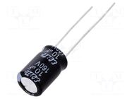 Capacitor: electrolytic; THT; 10uF; 160VDC; Ø8x11.5mm; Pitch: 3.5mm Elite