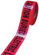 TAPE, BARRICADE, PE, BLK/RED, 3INX1000FT