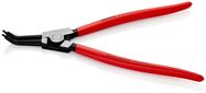 KNIPEX 46 31 A42 Circlip Pliers for external circlips on shafts 45° angled plastic coated black atramentized 310 mm