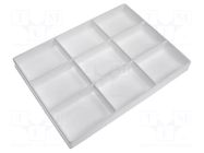 Insert; Kit: insert with 9 compartments LICEFA