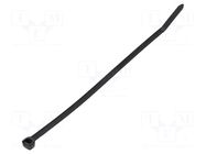 Cable tie; L: 215mm; W: 4.6mm; black; polyamide; 220N; UL94V-2 ABB