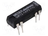 Relay: reed switch; SPST-NO; Ucoil: 12VDC; 500mA; max.200VDC; 144mW MEDER