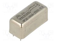 Relay: reed switch; SPST-NO; Ucoil: 12VDC; 1.25A; max.200VDC; 10W MEDER