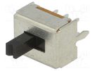 Switch: slide; Pos: 2; DPDT; 0.3A/30VDC; ON-ON; THT; -20÷60°C; 50mΩ CANAL ELECTRONIC