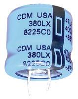 ALUMINUM ELECTROLYTIC CAPACITOR 4700UF, 50V, 20%, SNAP-IN
