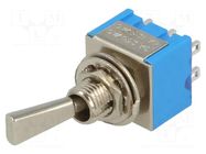 Switch: toggle; Pos: 2; DPDT; ON-ON; 3A/250VAC; Leads: for soldering NINIGI