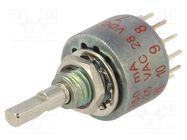 Switch: rotary; Pos: 12; 0.25A/125VAC; 0.25A/28VDC; Poles number: 1 C&K