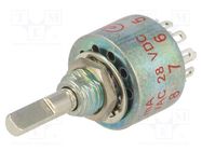Switch: rotary; Pos: 5; 0.25A/125VAC; 0.25A/28VDC; Poles number: 2 C&K