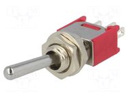Switch: toggle; Pos: 2; SPDT; ON-ON; 3A/125VAC; 3A/28VDC; -30÷85°C IC SWITCHES