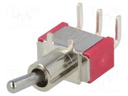 Switch: toggle; Pos: 2; SPDT; ON-ON; 5A/125VAC; 5A/28VDC; -30÷85°C IC SWITCHES