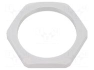 Nut; M50; polyamide; Thk: 8mm; Spanner: 60mm; grey; Thread: metric HUMMEL