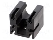 Bracket; polyamide; SH-system; Application: for braids; black HELUKABEL