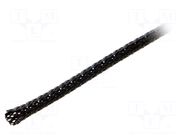 Braid; ØBraid : 10÷20mm; polyester; black; L: 50m; reel; -50÷150°C HELUKABEL