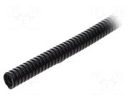 Protective tube; Size: 10; polyamide 6; black; HELUcond PA6-S HELUKABEL