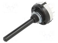 Switch: rotary; Pos: 6; 0.15A/250VDC; Poles number: 2; 30°; -30÷85°C LORLIN
