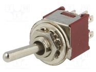 Switch: toggle; Pos: 3; DP3T; ON-OFF-ON; 1A/250VAC; -55÷65°C; 20mΩ 