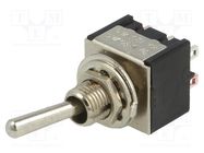 Switch: toggle; Pos: 2; DPDT; ON-(ON); 3A/250VAC; -25÷85°C; 20mΩ 