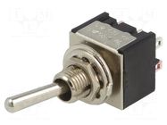 Switch: toggle; Pos: 2; DPDT; ON-(ON); 3A/250VAC; -25÷85°C; 20mΩ NINIGI