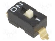 Switch: DIP-SWITCH; Poles number: 1; ON-OFF; 0.025A/24VDC; Pos: 2 OMRON Electronic Components