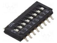 Switch: DIP-SWITCH; Poles number: 8; ON-OFF; 0.025A/24VDC; Pos: 2 OMRON Electronic Components