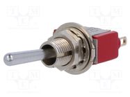 Switch: toggle; Pos: 3; SP3T; ON-OFF-ON; 2A/250VAC; 5A/28VDC; IP40 C&K