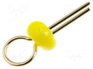 Test point terminal; yellow AXIOMET