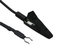 GROUND LEAD, ALLIGATOR CLIP, 110MM