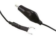 GROUND LEAD, ALLIGATOR CLIP, 220MM