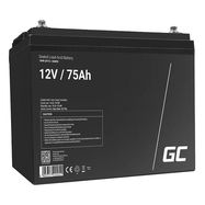 Maintenance-free AGM VRLA Green Cell AGM25 12V 75Ah Battery (for RV, photovoltaic, solar panels, boat), Green Cell