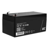 Maintenance-free AGM VRLA Green Cell AGM41 12V 1.3Ah Battery (for alarm system, cash register, toy), Green Cell