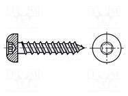 Screw; for wood; 4x20; Head: cheese head; Torx®; TX20; WIROX®; SPAX® BOSSARD