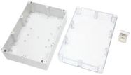 ENCLOSURE, MULTIPURPOSE, PC, GREY, CLEAR
