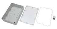 ENCLOSURE, MULTIPURPOSE, PC, GREY, CLEAR