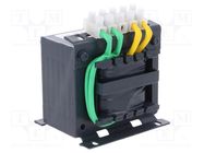 Transformer: mains; 100VA; 230VAC; 24V; Leads: terminal block; IP00 BREVE TUFVASSONS