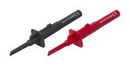 INSULATED SPRING HOOK, BLK/RED, 20A, 1KV