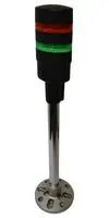 LED SIGNALIGHT TOWER, GRN/RED, 24V