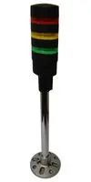 LED SIGNALIGHT TOWER, GRN/RED/YEL, 24V