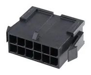 CONN HOUSING, PLUG, 12POS, 3MM