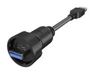 USB CABLE, 3.3FT, TYPE A PLUG TO PLUG