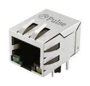 RJ45 CONN, R/A JACK, 8P8C, 1PORT, TH