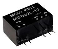 DC-DC CONV, 12V/-12V, 0.084A/-0.084A