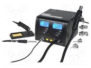 Hot air soldering station; digital,with push-buttons; Plug: EU SOLDER PEAK