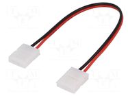 Connector: for LED stripes; for 8mm stripes; coupler; PIN: 2 LUCKYLIGHT