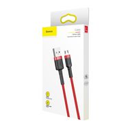 Baseus Cafule Cable CAMKLF-B09 USB-A / micro USB 2.4A 1 m - red, Baseus