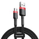 Baseus Cafule Cable durable nylon cable USB / micro USB 1.5A 2M black-red (CAMKLF-C91), Baseus